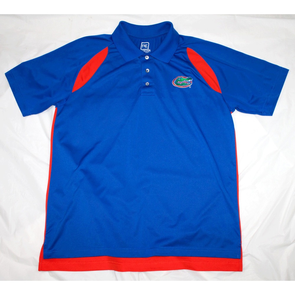 SOLD Proedge Florida‎ Gators Short Sleeve 100% Polyester Polo Shirt Size Large